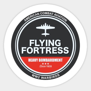 B-17 Flying Fortress Patch Sticker